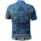 Aotearoa Iwi Ngati Porou Polo Shirt Maori Wharenui House Tribal Pattern