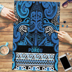 Aotearoa Iwi Ngati Porou Puzzle Maori Wharenui House Tribal Pattern