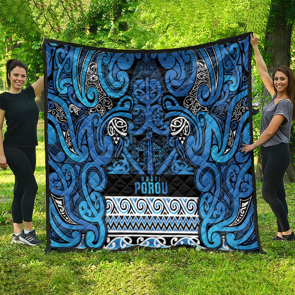 Aotearoa Iwi Ngati Porou Quilt Maori Wharenui House Tribal Pattern