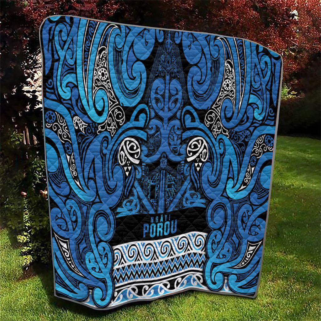Aotearoa Iwi Ngati Porou Quilt Maori Wharenui House Tribal Pattern