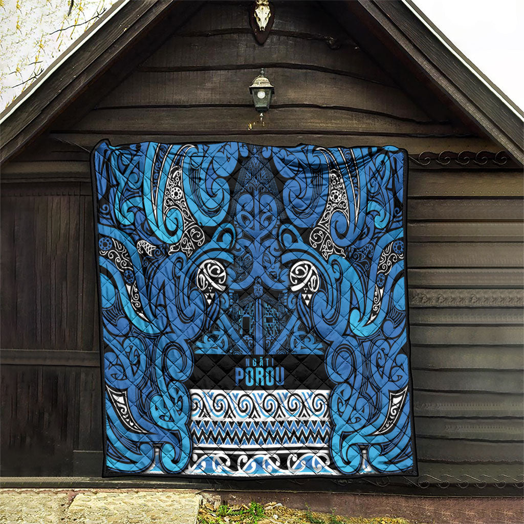 Aotearoa Iwi Ngati Porou Quilt Maori Wharenui House Tribal Pattern