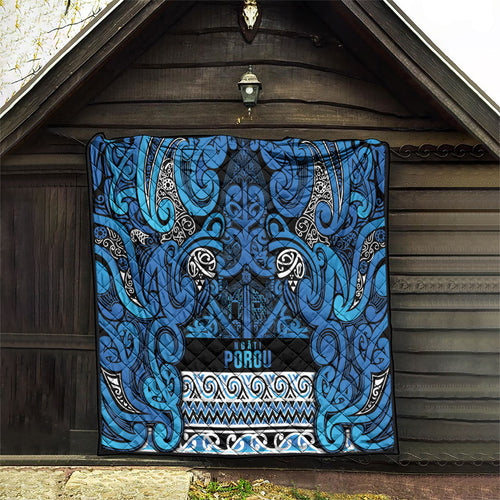 Aotearoa Iwi Ngati Porou Quilt Maori Wharenui House Tribal Pattern