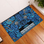 Aotearoa Iwi Ngati Porou Rubber Doormat Maori Wharenui House Tribal Pattern