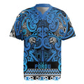Aotearoa Iwi Ngati Porou Rugby Jersey Maori Wharenui House Tribal Pattern
