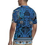 Aotearoa Iwi Ngati Porou Rugby Jersey Maori Wharenui House Tribal Pattern