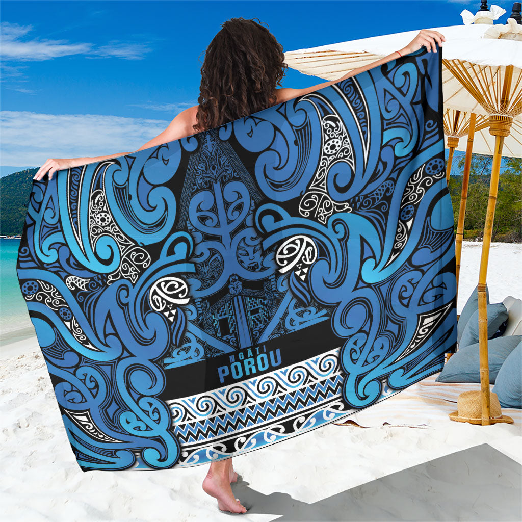 Aotearoa Iwi Ngati Porou Sarong Maori Wharenui House Tribal Pattern