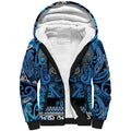 Aotearoa Iwi Ngati Porou Sherpa Hoodie Maori Wharenui House Tribal Pattern