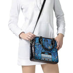 Aotearoa Iwi Ngati Porou Shoulder Handbag Maori Wharenui House Tribal Pattern