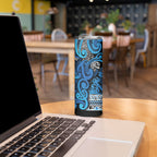 Aotearoa Iwi Ngati Porou Skinny Tumbler Maori Wharenui House Tribal Pattern