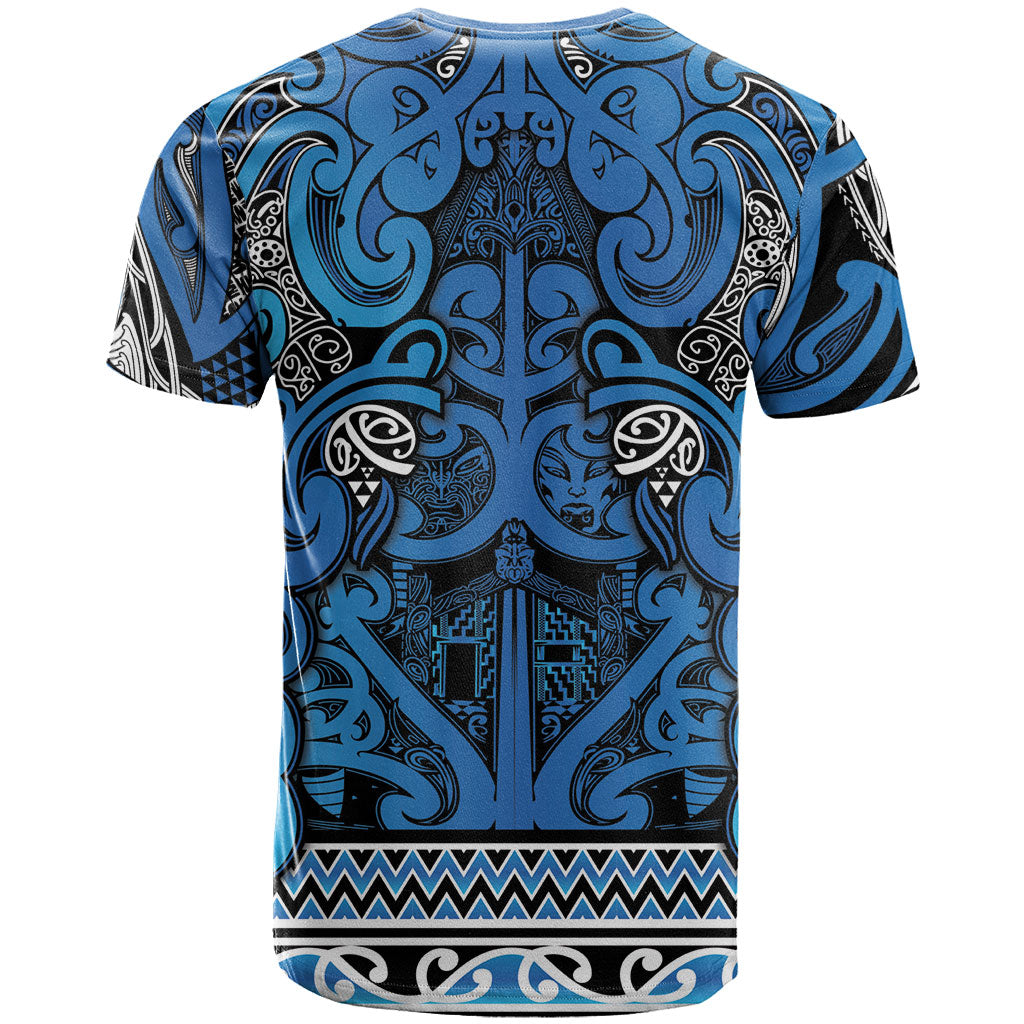 Aotearoa Iwi Ngati Porou T Shirt Maori Wharenui House Tribal Pattern
