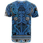 Aotearoa Iwi Ngati Porou T Shirt Maori Wharenui House Tribal Pattern