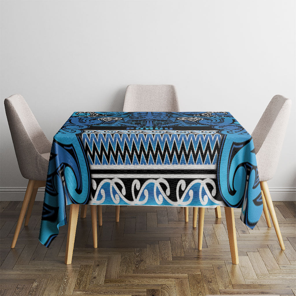 Aotearoa Iwi Ngati Porou Tablecloth Maori Wharenui House Tribal Pattern