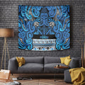 Aotearoa Iwi Ngati Porou Tapestry Maori Wharenui House Tribal Pattern