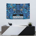Aotearoa Iwi Ngati Porou Tapestry Maori Wharenui House Tribal Pattern