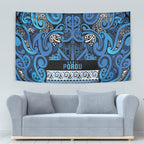 Aotearoa Iwi Ngati Porou Tapestry Maori Wharenui House Tribal Pattern