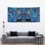 Aotearoa Iwi Ngati Porou Tapestry Maori Wharenui House Tribal Pattern