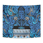 Aotearoa Iwi Ngati Porou Tapestry Maori Wharenui House Tribal Pattern