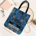 Aotearoa Iwi Ngati Porou Tote Bag Maori Wharenui House Tribal Pattern