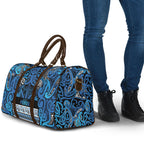 Aotearoa Iwi Ngati Porou Travel Bag Maori Wharenui House Tribal Pattern