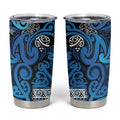 Aotearoa Iwi Ngati Porou Tumbler Cup Maori Wharenui House Tribal Pattern