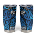 Aotearoa Iwi Ngati Porou Tumbler Cup Maori Wharenui House Tribal Pattern