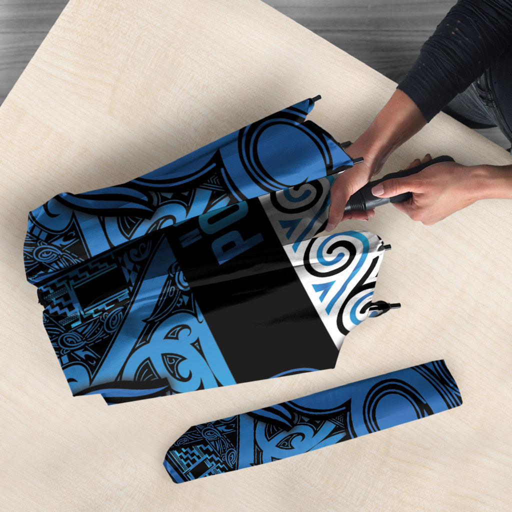 Aotearoa Iwi Ngati Porou Umbrella Maori Wharenui House Tribal Pattern