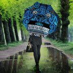 Aotearoa Iwi Ngati Porou Umbrella Maori Wharenui House Tribal Pattern