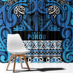 Aotearoa Iwi Ngati Porou Window Curtain Maori Wharenui House Tribal Pattern
