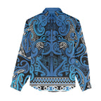 Aotearoa Iwi Ngati Porou Women Casual Shirt Maori Wharenui House Tribal Pattern