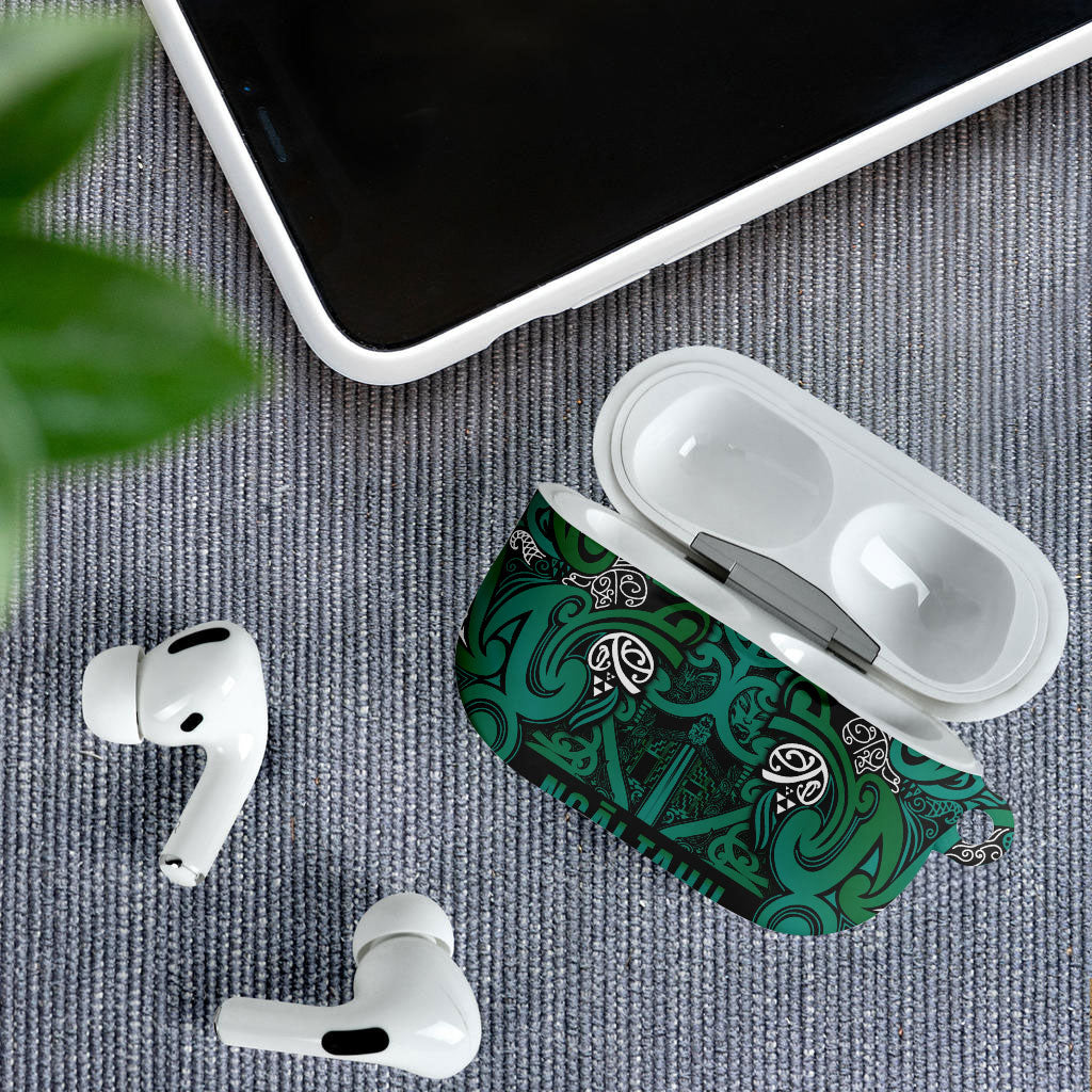 Aotearoa Iwi Ngai Tahu AirPods Case Maori Wharenui House Tribal Pattern