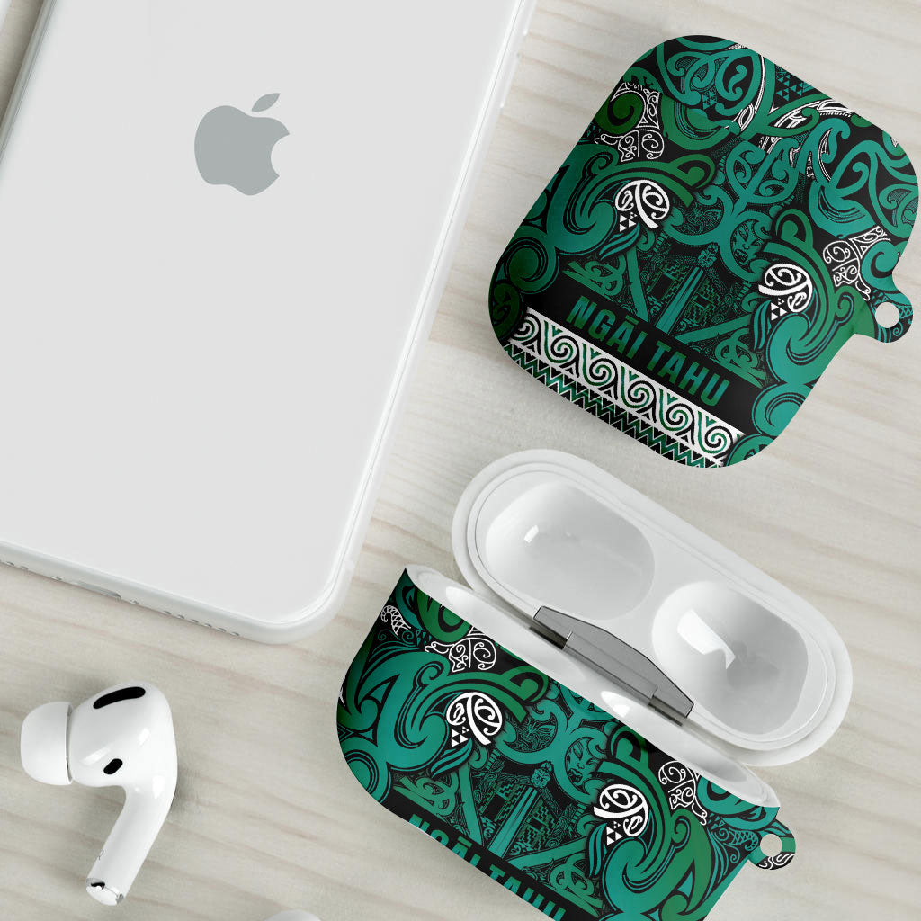 Aotearoa Iwi Ngai Tahu AirPods Case Maori Wharenui House Tribal Pattern