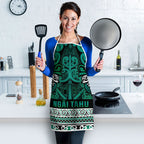 Aotearoa Iwi Ngai Tahu Apron Maori Wharenui House Tribal Pattern