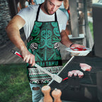 Aotearoa Iwi Ngai Tahu Apron Maori Wharenui House Tribal Pattern