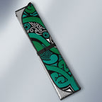 Aotearoa Iwi Ngai Tahu Auto Sun Shade Maori Wharenui House Tribal Pattern