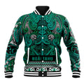 Aotearoa Iwi Ngai Tahu Baseball Jacket Maori Wharenui House Tribal Pattern