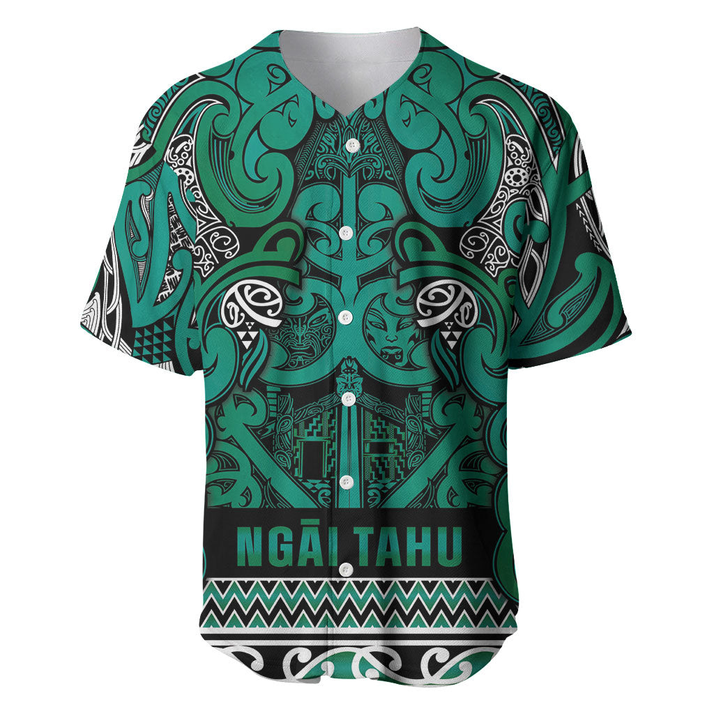 Aotearoa Iwi Ngai Tahu Baseball Jersey Maori Wharenui House Tribal Pattern