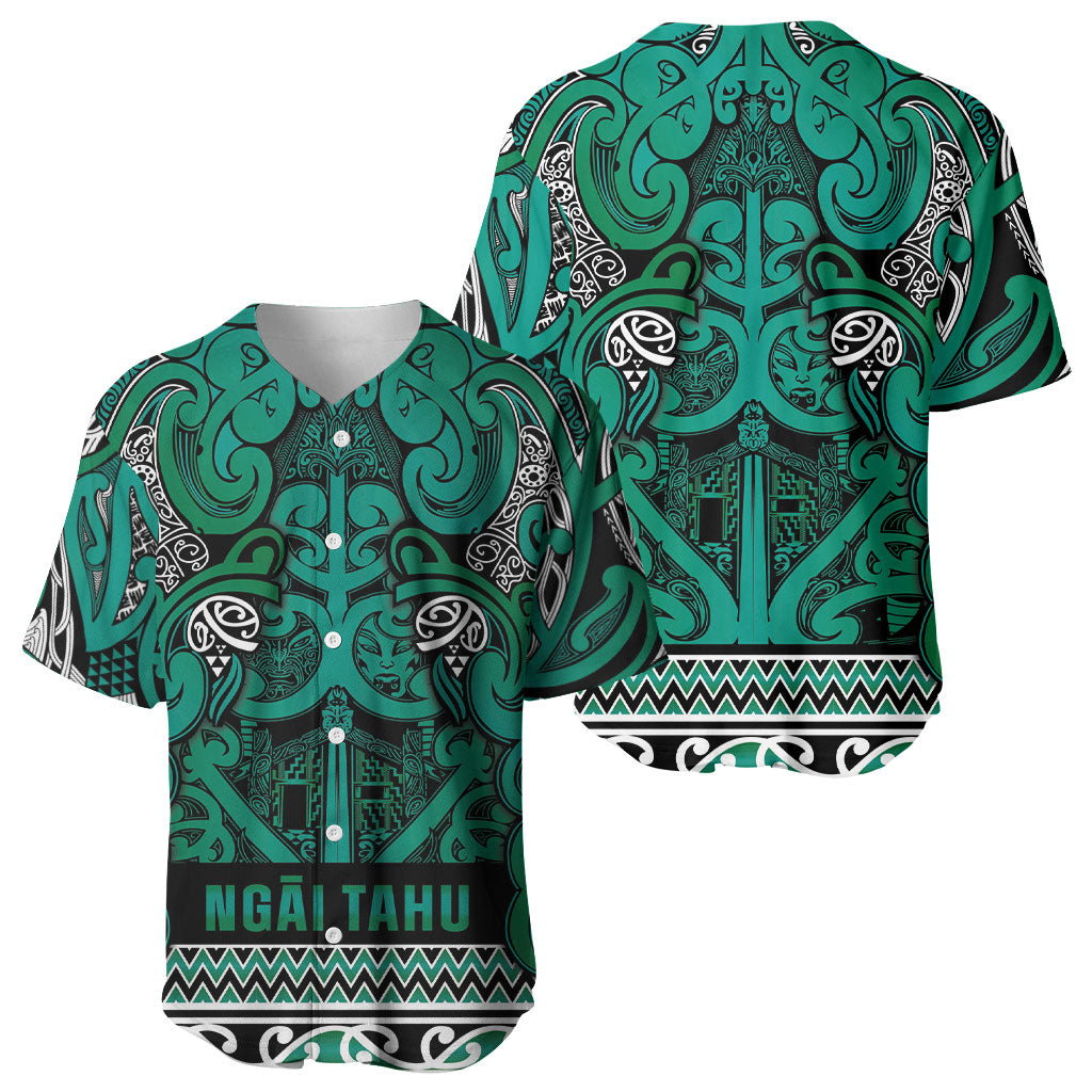 Aotearoa Iwi Ngai Tahu Baseball Jersey Maori Wharenui House Tribal Pattern