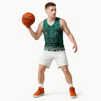 Aotearoa Iwi Ngai Tahu Basketball Jersey Maori Wharenui House Tribal Pattern