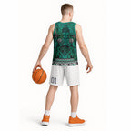 Aotearoa Iwi Ngai Tahu Basketball Jersey Maori Wharenui House Tribal Pattern