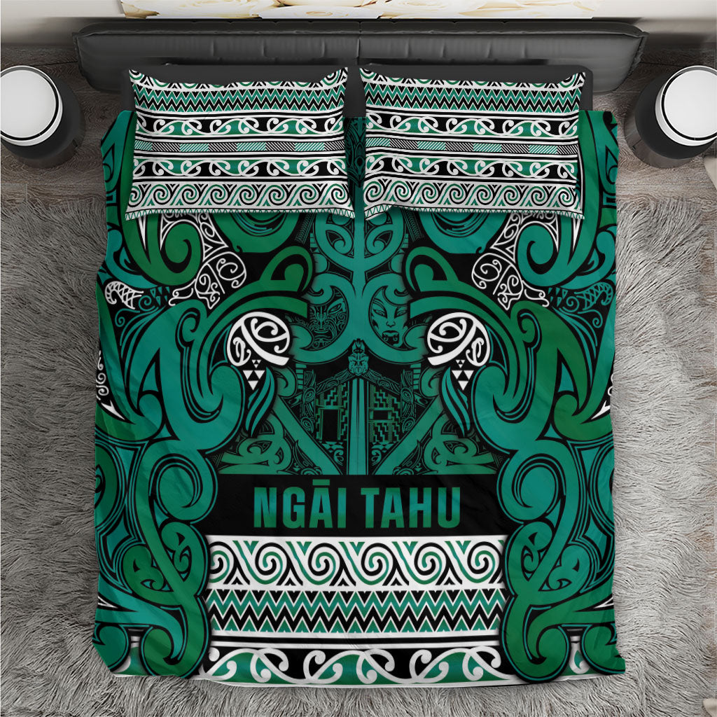 Aotearoa Iwi Ngai Tahu Bedding Set Maori Wharenui House Tribal Pattern