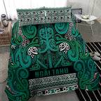 Aotearoa Iwi Ngai Tahu Bedding Set Maori Wharenui House Tribal Pattern