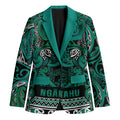 Aotearoa Iwi Ngai Tahu Blazer Maori Wharenui House Tribal Pattern
