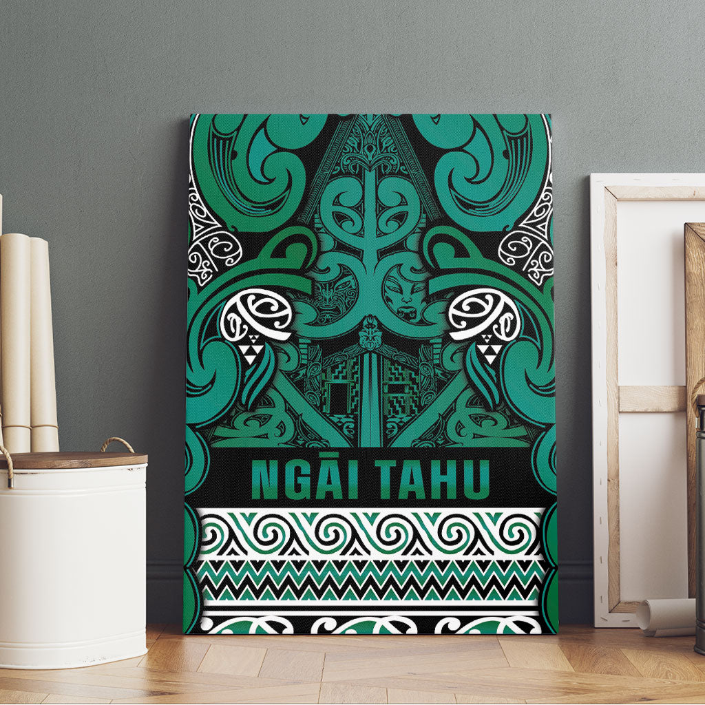 Aotearoa Iwi Ngai Tahu Canvas Wall Art Maori Wharenui House Tribal Pattern