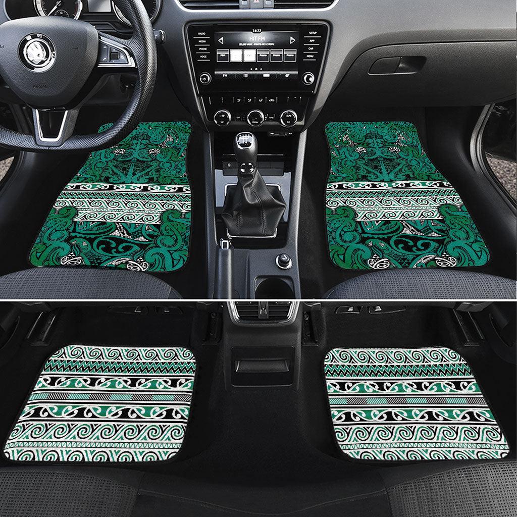 Aotearoa Iwi Ngai Tahu Car Mats Maori Wharenui House Tribal Pattern