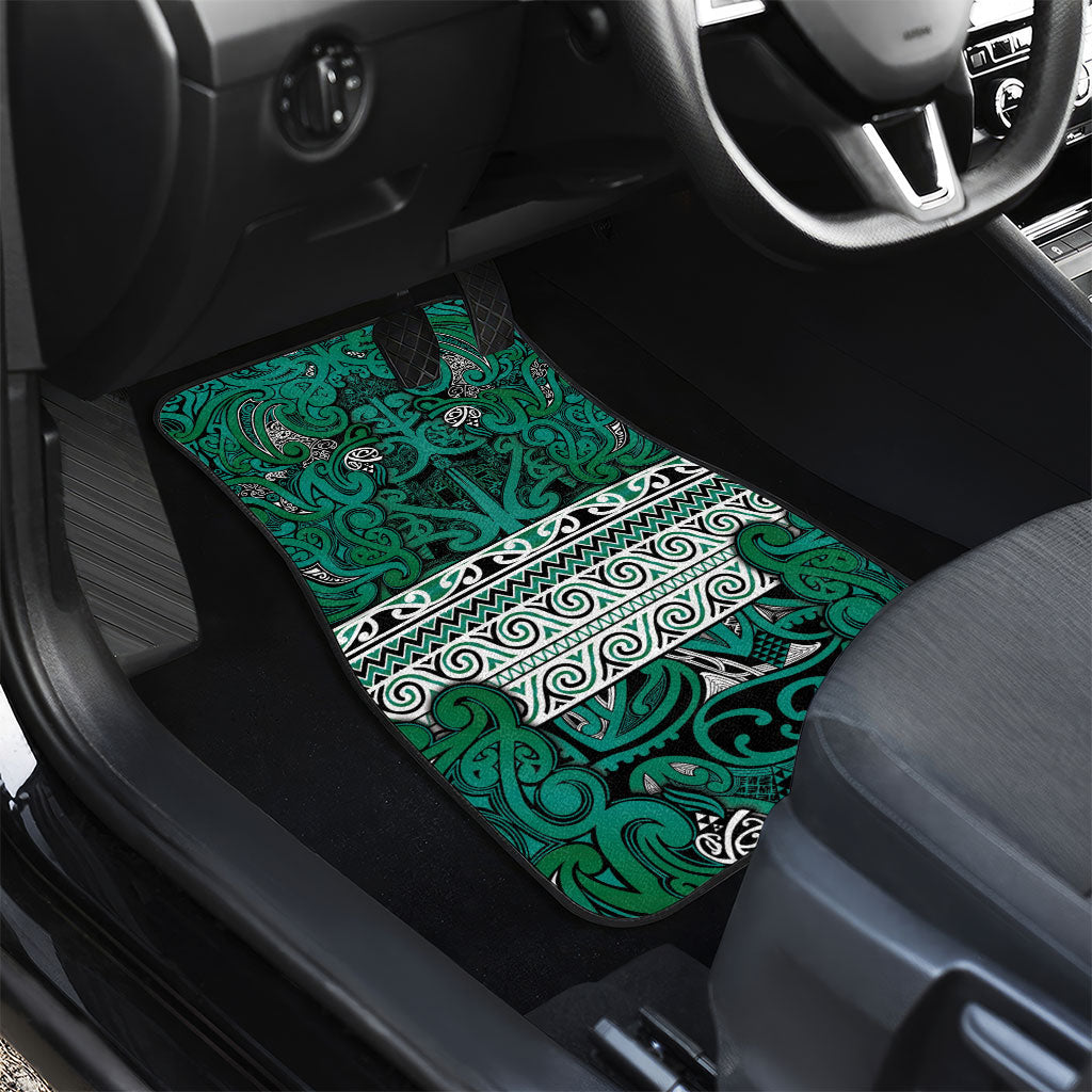Aotearoa Iwi Ngai Tahu Car Mats Maori Wharenui House Tribal Pattern