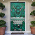 Aotearoa Iwi Ngai Tahu Door Cover Maori Wharenui House Tribal Pattern