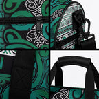 Aotearoa Iwi Ngai Tahu Duffle Bag Maori Wharenui House Tribal Pattern