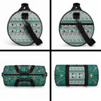 Aotearoa Iwi Ngai Tahu Duffle Bag Maori Wharenui House Tribal Pattern