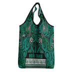 Aotearoa Iwi Ngai Tahu Grocery Bag Maori Wharenui House Tribal Pattern