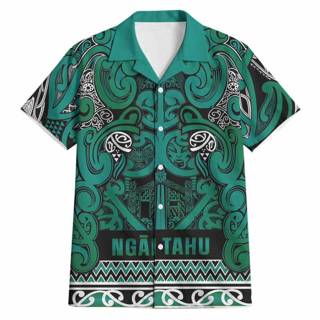 Aotearoa Iwi Ngai Tahu Hawaiian Shirt Maori Wharenui House Tribal Pattern